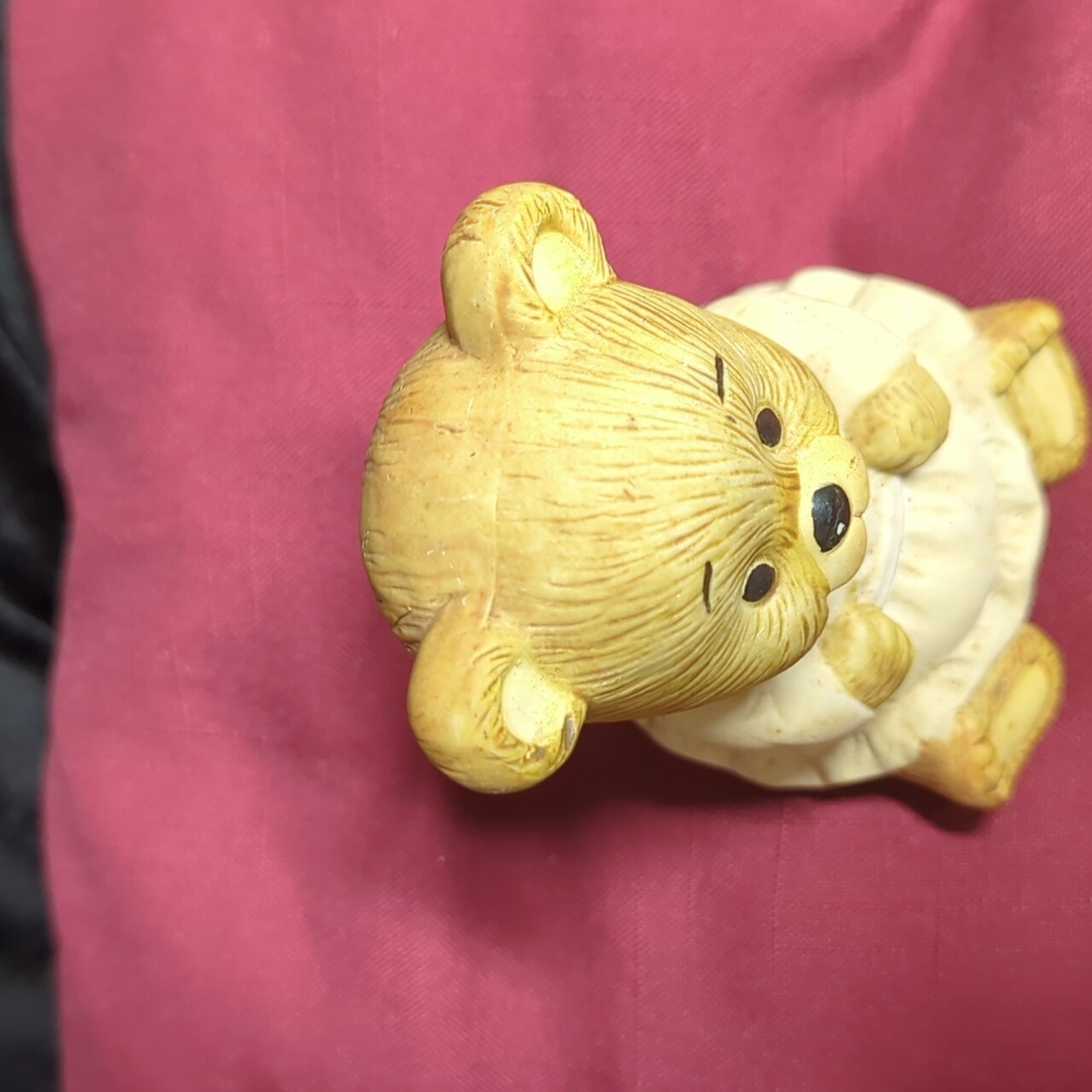 Girl bear w/ dress porcelain bell - Picture 4 of 6